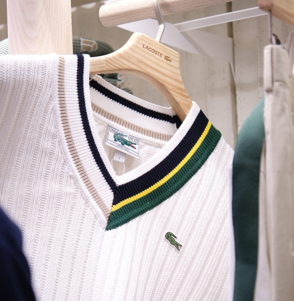 maille épaisse Lacoste 