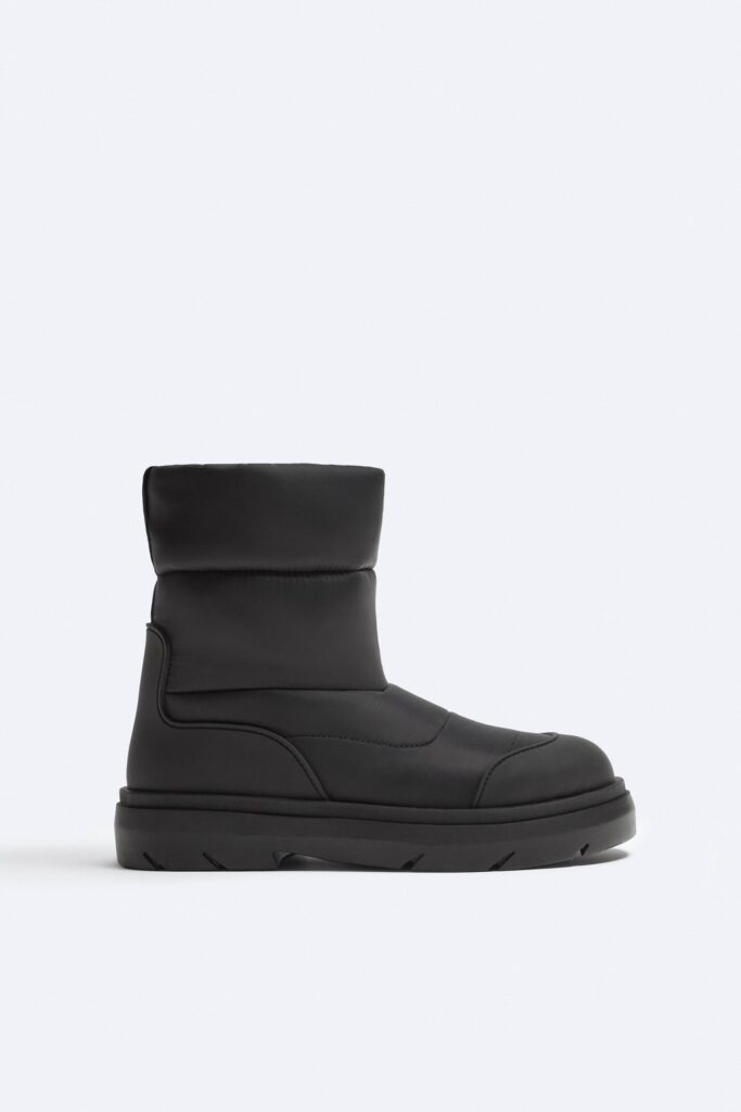 bottines matelassés : chaussures hiver